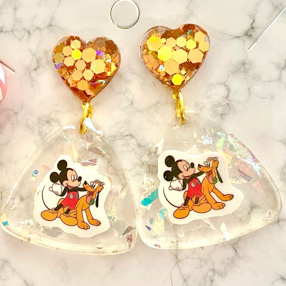 Mickey Mouse Acrylic Earrings